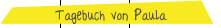 Tagebuch von Paula